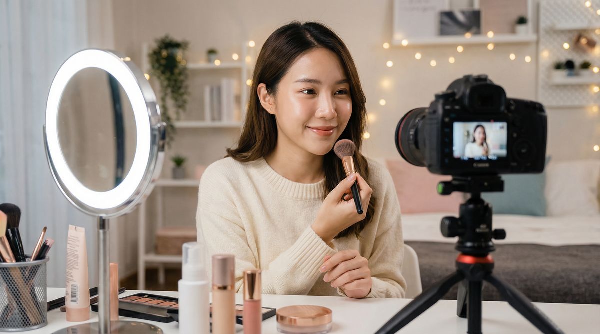 韩漫美妆视频教程